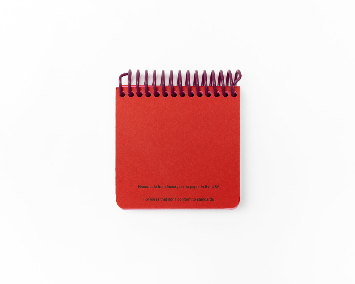 Micro Notebook in Heartthrob